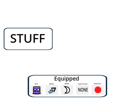 Equipped Item Concept (For Blade Ball)