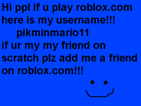 Roblox.com Username