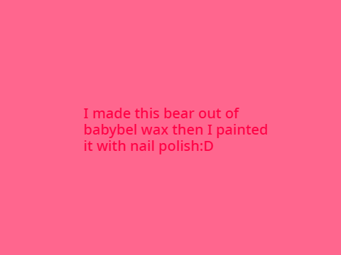 my babybel bear