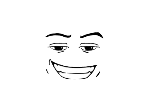 Free Roblox Man Face Smiling
