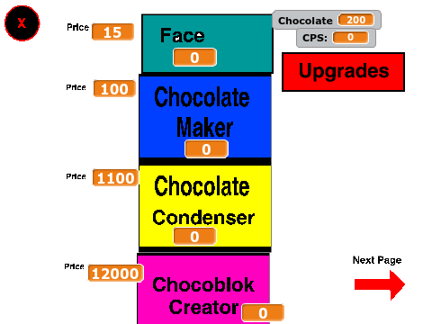 Chocolate Clicker