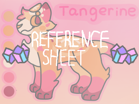 Tangerine Reference Sheet
