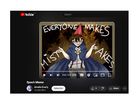 Someone stole this and put it on their yt channel...? remix