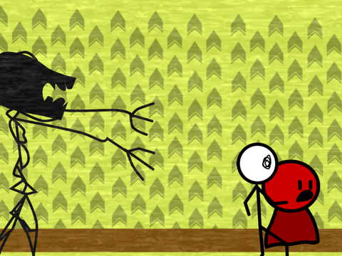 add yourself/your OC running from the howler maroonman