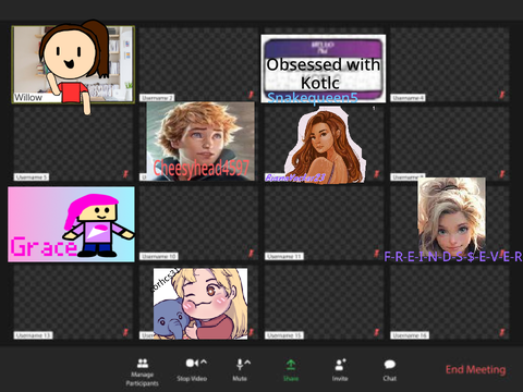 Add Yourself in the Zoom call!!  