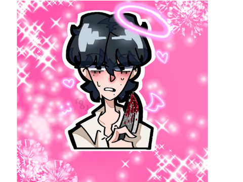Blood and sparkly effects <3