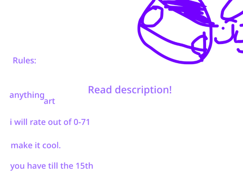 ART CONTEST - READ RULES ON LAST TEXT