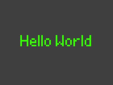 "Hello World!"