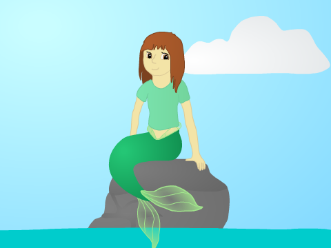avacad0 as a mermaid