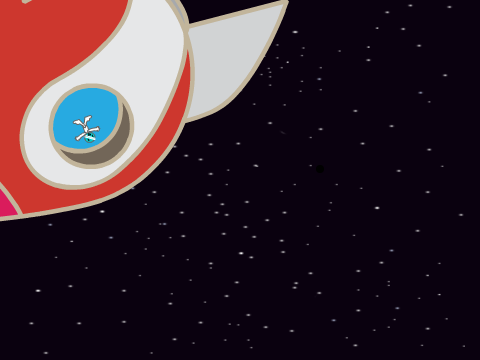 Save man in space