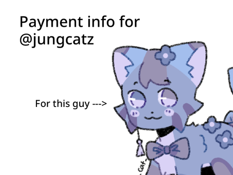 Payment info for @jungcatz
