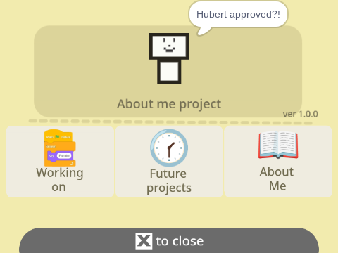 Interactive about me project