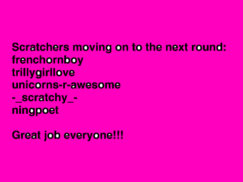 Scratchers moving on to part 2