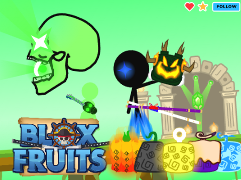 BLOX FRUITS  #games #art #roblox #bloxfruits 