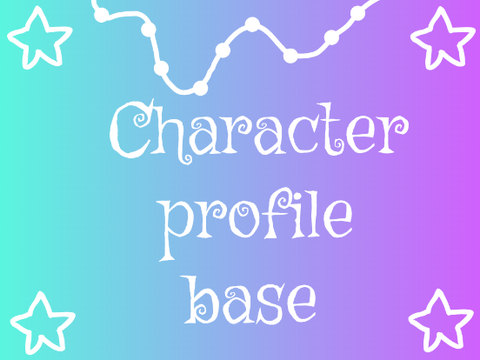 ☆ Warrior cats rp character profile base