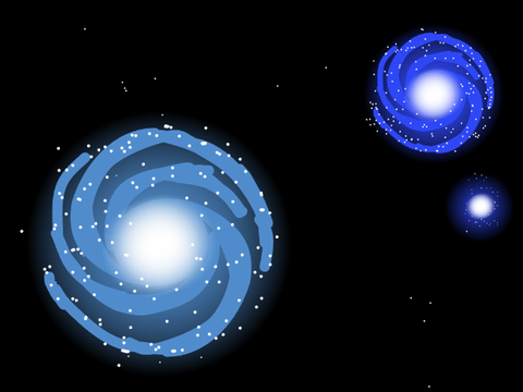 Caeruleum and Sapphire galaxies