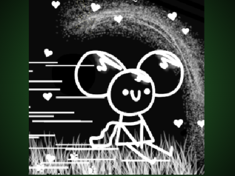 dark mode krinkle (a piece of art for krinkle97)