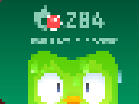 A collection of every single Duolingo widget I ever screenshotted