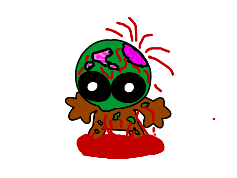 Dead Forever Zombie Silly Goober @Undeadneveralive 