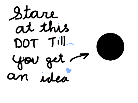 Stare at THE DOT :)