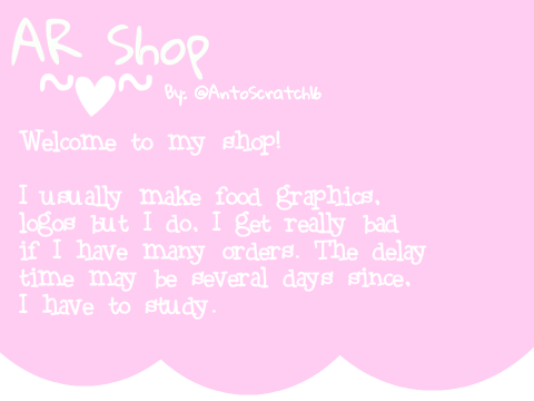 ~♥~ AR Shop ~♥~ (IT'S OPEN!)