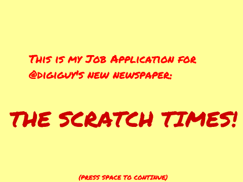 Scratch Times signup! @Scratchperson16