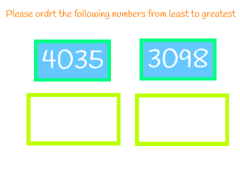 Order two umbers Template