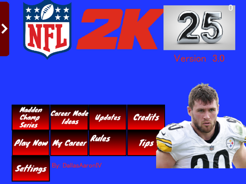 NFL 2k 25 (with brodcasting) CJ Stroud cover V3.0