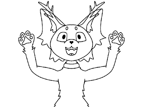 WIP fursona art
