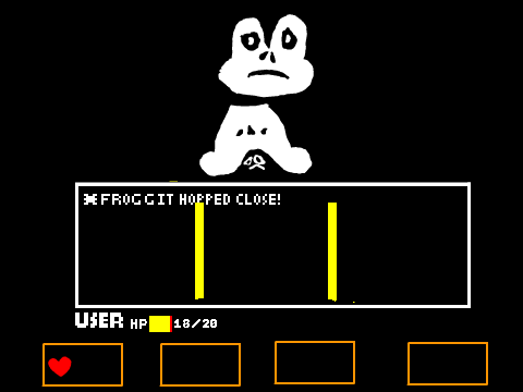 Undertale Fight Froggit (WIP)