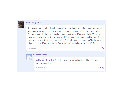 Funny Comments!
