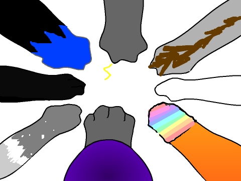 Add Your OC's Paw To The Circle! remix remix remix