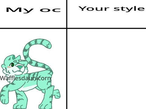 Draw my oc in your style :)