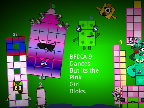Pinkgalbloks bfdia 9 