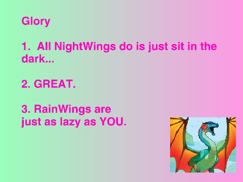 Wings of Fire Auditions Sunny and Glory