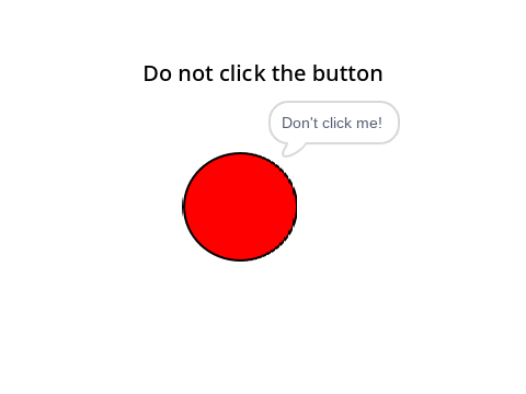Do not click the button