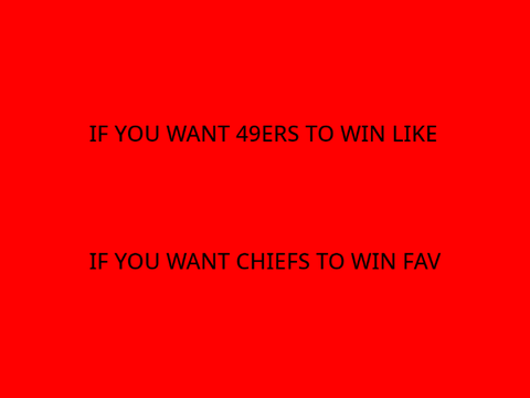 CHIEFS OR 49ERS