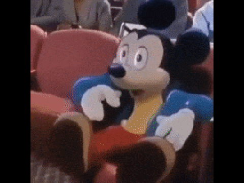 (12+) Mickey Mouse watches movie >:D