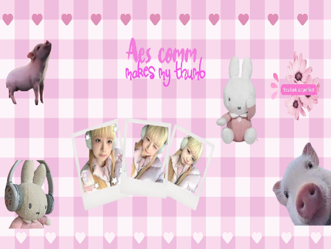 Aes comm makes my thumb!