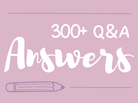 300+ Q&A ANSWERS