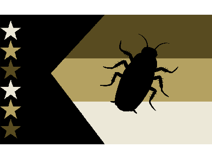 Cockroach army flag idea 2