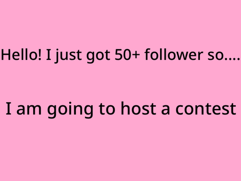 50+ Followers game contest (closed)