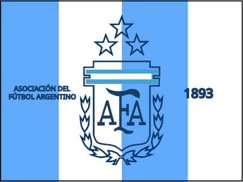 Argentina Recolor / Cambio de color de la insignia de AFA