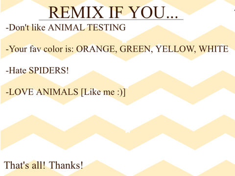 Remix if you…