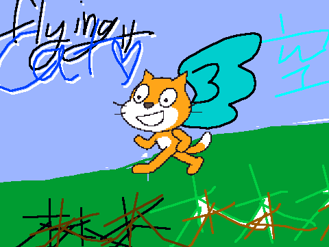 flying cat