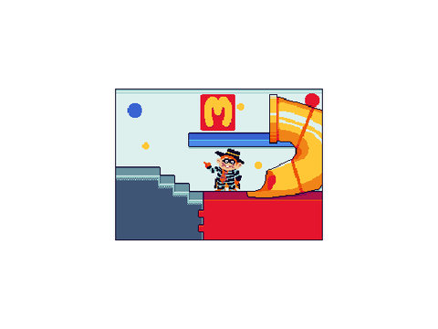 Food Fight! | Stage Art: Play Place