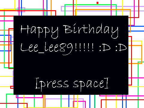 HAPPY BDAY LEELEEDOGGYEAH :)