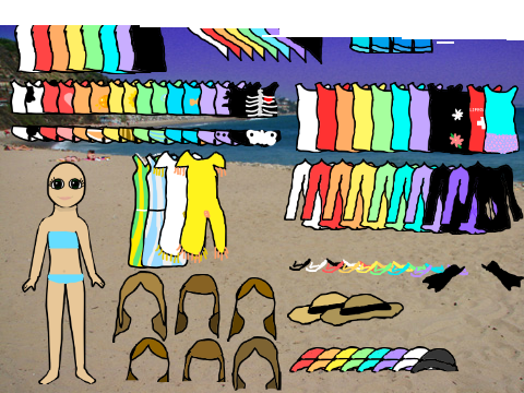 Beach Malibu Dress Up