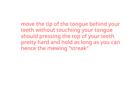 mewing tutorial