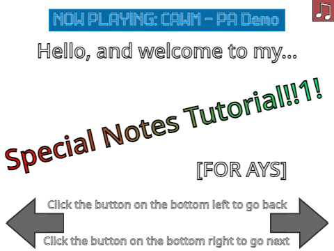Special Notes Tutorial!!1! [FOR AYS]